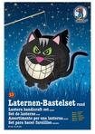 Ursus 18700033 - Laternen Bastelset, Katze, ca. 21,8 x 21 x 10,3 cm, Durchmesser ca.