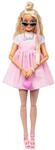 Barbie Deluxe Style Puppe im #3 Barbiecore Outfit | Blonde Modepuppe im rosa