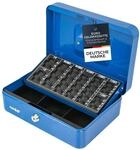 HMF Geldkassette abschlie&szlig;bar, Kasse mit Euro M&uuml;nzz&auml;hlbrett, 3...