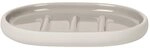 blomus Seifenschale SONO | Keramik | Farbe Moonbeam | 13L x 10B cm