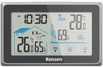 Konsen Wetterstation mit Au&szlig;ensensor f&uuml;r Innen und Au&szlig;en Digital Thermometer