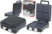 ADLER EUROPE AD 3049 Waffeleisen mit Antihaftbeschichtung, 1800 Watt, elektrischer