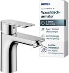 HANSA BASIC XL Waschtischarmatur I Einhebelmischer Waschbecken mit Temperatur &