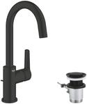 GROHE Start, Waschtischarmatur hoch, wassersparend (Wasserhahn f&uuml;r das Bad,