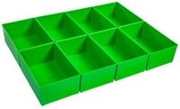 BS Systems Insetbox D3 gr&uuml;n BSS (8 St&uuml;ck) f&uuml;r L-BOXX