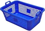 MM Spezial W&auml;schekorb eckig 45 l, 62 cm, blau, Multicolor