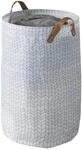 WENKO W&auml;schesammler Geo, ger&auml;umiger W&auml;schekorb aus hochwertigem Polyester,