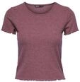ONLY Damen Onlemma S/S Short Noos JRS Top, Rose Brown, X-Large