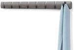 Umbra Flip 8 Garderobenhaken - Moderne, Schlichte und Platzsparende Garderobenleiste