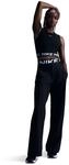 Nike Damen Pro Df 365 Crop Tank Tank Top, Black/White, L
