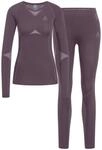 Odlo Set Performance Evolution Warm Women Longsleeve & Hose 2025 Gray Ridge, L