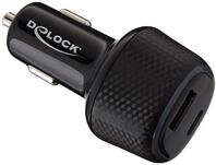 Delock Kfz Ladeadapter USB Type-C&trade; PD 3.0 und USB Typ-A mit 63 W