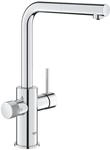 GROHE Blue Pure, K&uuml;chenarmatur herausziehbar, mit Filterfunktion (Gefiltertes