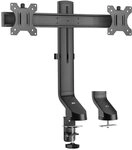 ACT Monitor Halterung 2 Monitore Crossbar 27" VESA 75/100mm - AC8322