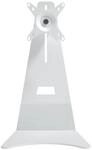 Dataflex Addit Monitor Stand 500 Wei&szlig;, h&ouml;henverstellbarer Monitorst&auml;nder,