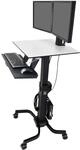 Ergotron Workfit-C Dual Steh-Sitz-Arbeitsplatz