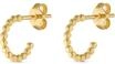 CHRIST Damen-Creolen Creole K&uuml;gelchen 375er Gelbgold One Size 87995615