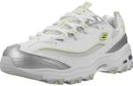 Skechers D'Lites Chromatic Damen Sneaker White/Silver/Lime EU 39