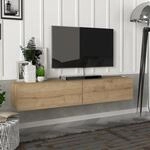 [en.casa] Fernsehschrank Toivakka mit 2 Stauf&auml;chern Lowboard 135x31x25cm...