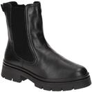 s.Oliver Damen Winterstiefeletten ohne Absatz aus Leder Gef&uuml;ttert, Schwarz...