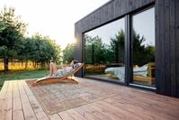 -Luxor- Living Outdoor Teppich Lago, Camping, 240 x 340 cm, Rot | Flach gewebt,
