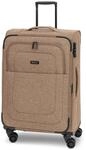 REDOLZ MEDIUM Weichschalen Koffer f&uuml;r M&auml;nner & Frauen | Leichter Trolley 67 cm mit