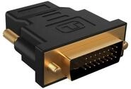 ICY Box DVI auf HDMI Adapter - perfekt f&uuml;r Docking Stations (IB-DK2241AC), PCs...