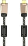 Premium HDMI Kabel mit Ethernet, Stecker auf Stecker, Ferrit, Metall, 1,5 m