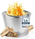 grillshop.at Feuerschale rauchfrei - DM 50 cm Edelstahl Grill Feuerschalen f&uuml;r den