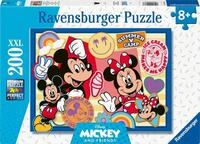 Ravensburger Puzzle Disney Unterwegs mit Mickey und Minnie - 200 XXL Teile | 200 XXL