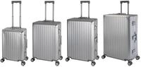 Travelhouse Tokyo Alu Reisekoffer 4er Set (Handgep&auml;ck 55cm, Mittlerer Koffer, 65cm,