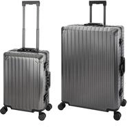 Travelhouse 100% Aluminium Koffer Reisegep&auml;ck Tokyo, mit TSA und 4 Rollen, Vol.