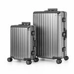 Travelhouse 100% Alu Reisekoffer 2teilig Graphit S-55cm & L-72cm