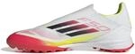 adidas Unisex Kinder F50 League Laceless Football Boots FG/MG Kids, Cloud White/Core