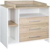 Schardt - Baby Eco Wickelkommode - mit Abnehmbaren Wickelaufsatz - Kommode mit 3