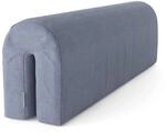 VitaliSpa Bettumrandung, Grau, 70 x 20 cm, f&uuml;r sicheren Rundumschutz am Kinderbett