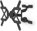 Hama TV Wandhalterung schwenkbar, neigbar, Slim (TV Wandhalterung 32-65 Zoll, VESA