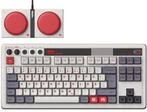 8Bitdo Retro Mechanical Keyboard, Bluetooth/2.4G/USB-C Hot Swappable Gaming Keyboard