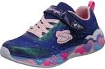 Skechers Eternal Heart Lights 302696L-NVMT, Girl Sneakers,Sports Shoes, Navy, 27 EU