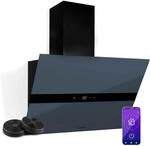 Klarstein WiFusion Dunstabzugshaube - 60 cm Abzugshaube, WLAN-Steuerung, 680...