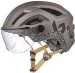 Boll&eacute; - React Visor, Gr&ouml;&szlig;e M, Fahrradhelme, Bronze Dunkel, Transparent