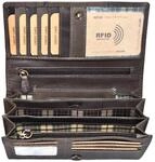 Benthill Portemonnaie Damen Leder - Hochwertige weiche Vintage Echtleder Damen