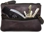 Benthill Schl&uuml;sseletui Leder | Schl&uuml;sseltasche f&uuml;r Damen & Herren Echt-Leder 