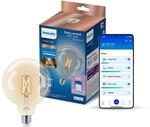Philips Smart Lighting, Smart LED G125-Filamentlampe, Ambientebeleuchtung,