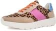 ARA Damen Sneaker New York Sand,Natur,Orchidee-Azzuro Gr. 39