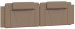 vidaXL Kopfteil-Kissen Viana Cappuccino-Braun 180 cm Kunstleder