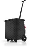 reisenthel carrycruiser Frame Glossy Black dots &ndash; Tragbarer Einkaufstrolley...