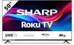 SHARP 50GJ4225E - 50 Zoll Fernseher 4K Ultra HD Roku TV LED Smart TV
