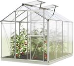 GFP Gew&auml;chshaus 192x256cm, Jasmin 4, Aluminiumrahmen, Polycarbonat, mit Set 