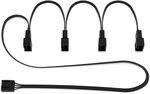 ARCTIC 4-Pin PWM Fan Splitter Cable - PST Verteiler-Kabel f&uuml;r 4 Geh&auml;usel&uuml;fter,
